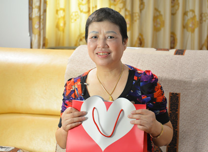 TRAN THI DIEP said her breast cancer was well controlled