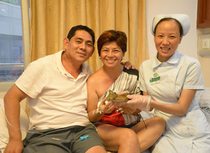 cancer patients, Modern Cancer Hospital Guangzhou, wrapping Zongzi